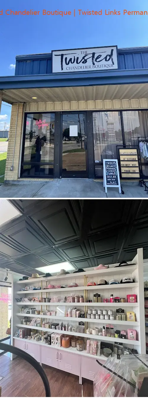 the twisted chandelier boutique | twisted links permanent jewelry tx