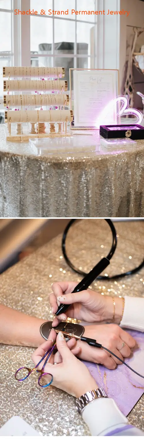 shackle  strand permanent jewelry ga