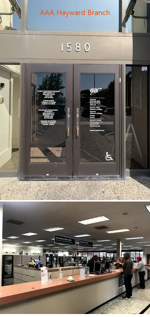 aaa hayward branch ca