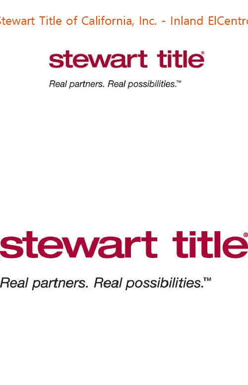 stewart title of california inc  inland elcentro ca