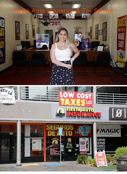 fiesta auto insurance  tax service ca 90010