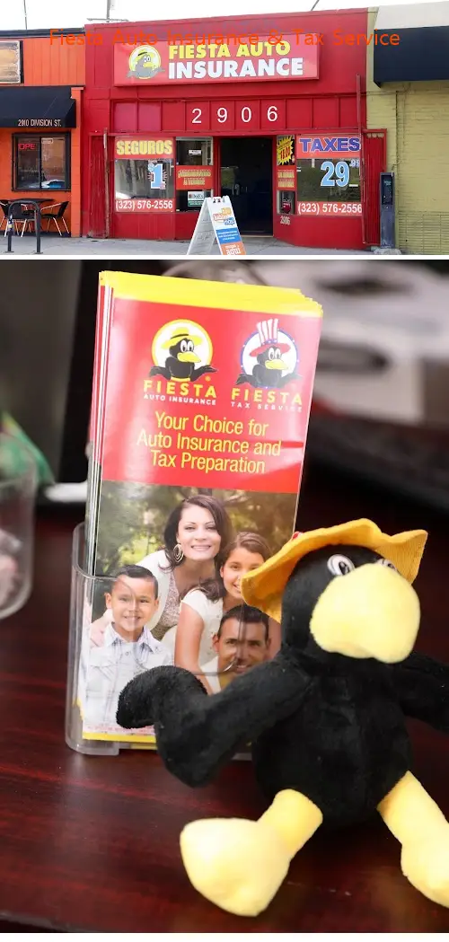 fiesta auto insurance  tax service ca 90065