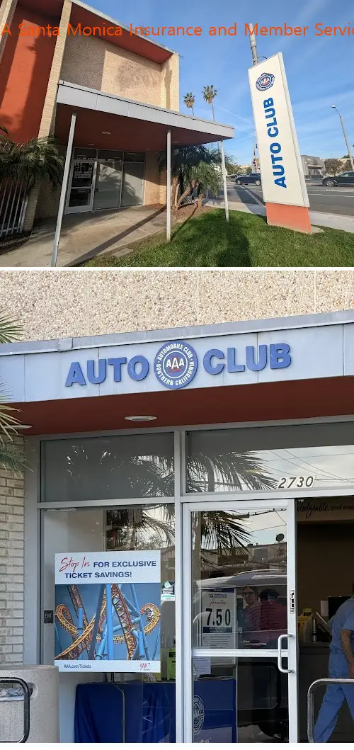 aaa santa monica insurance and member services ca