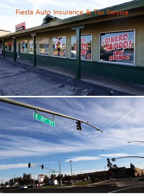 fiesta auto insurance  tax service ca 95340