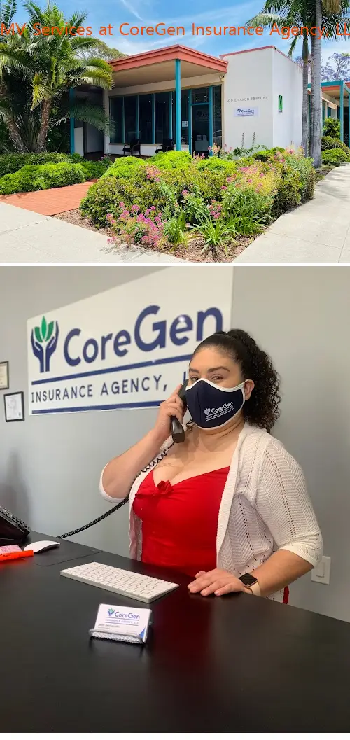 dmv services at coregen insurance agency llc ca