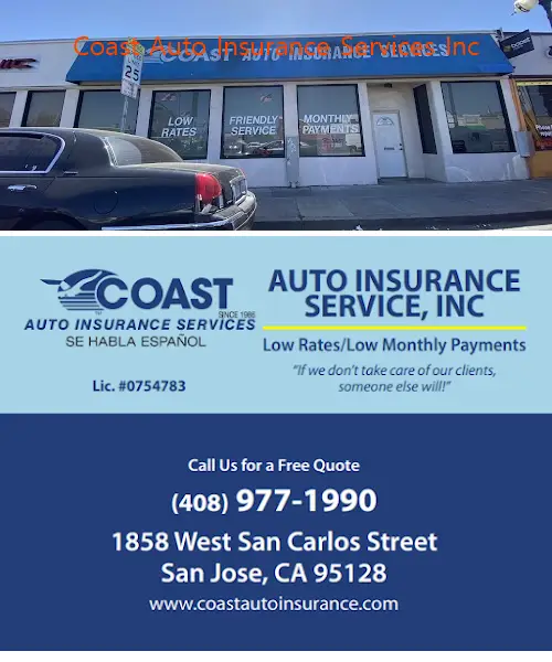 coast auto insurance services inc ca 95128