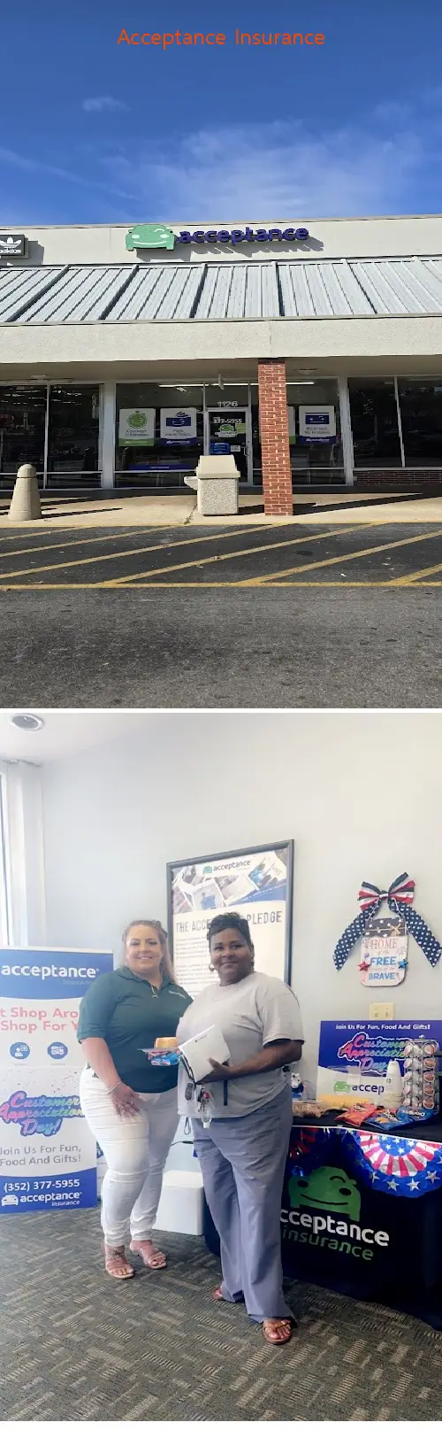 acceptance insurance fl 32601