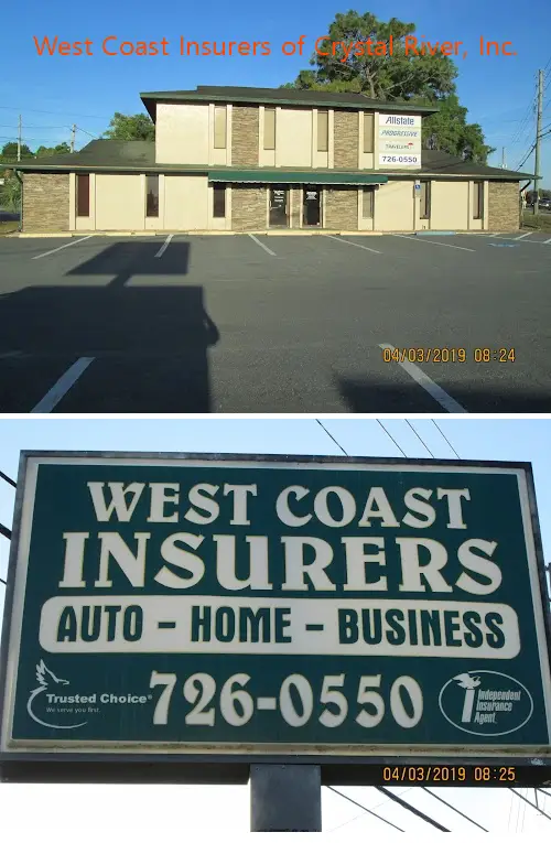 west coast insurers of crystal river inc fl