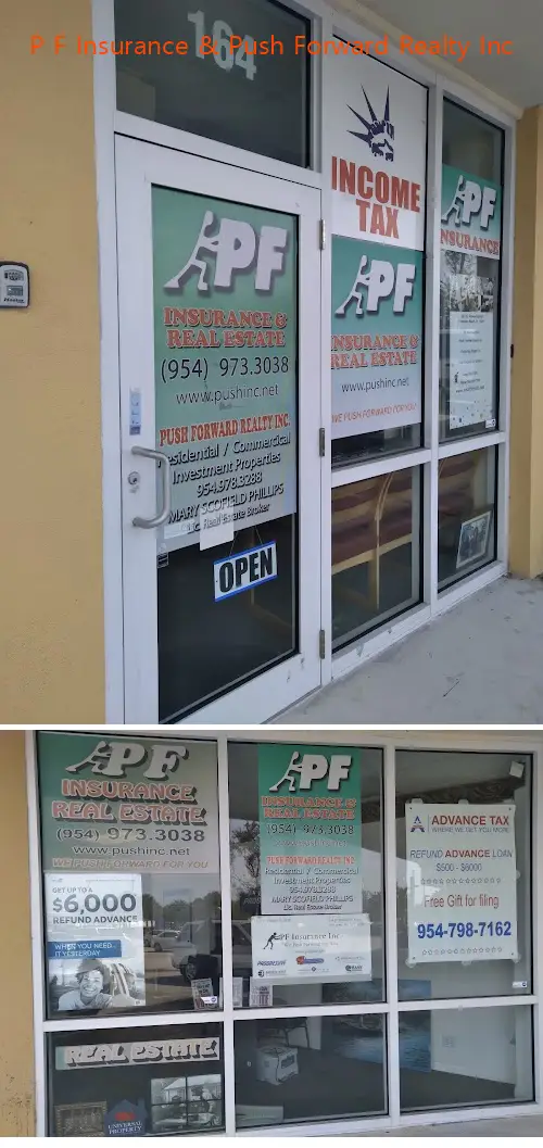 p f insurance  push forward realty inc fl