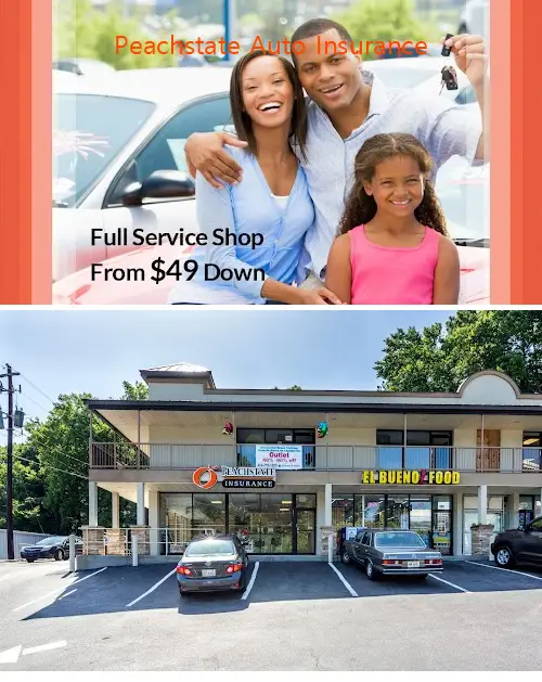 peachstate auto insurance ga 30341