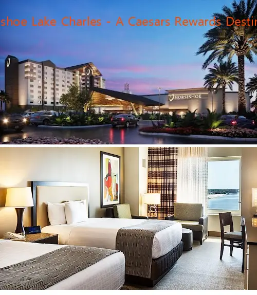 horseshoe lake charles  a caesars rewards destination la