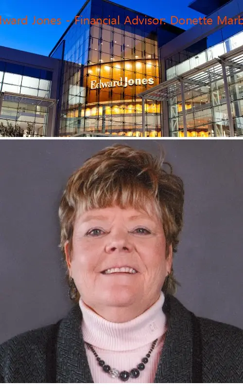 edward jones  financial advisor: donette marble tx