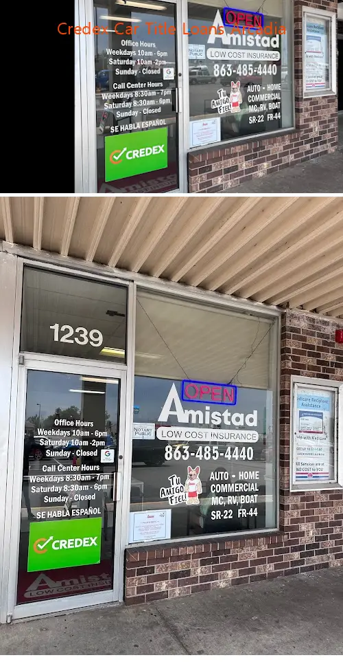 credex car title loans arcadia fl