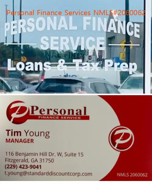 personal finance services nmls#2060062 ga