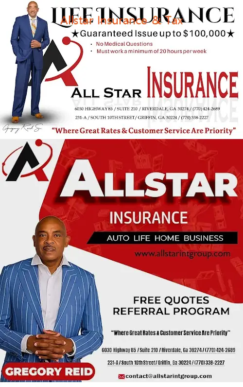 allstar insurance  tax ga