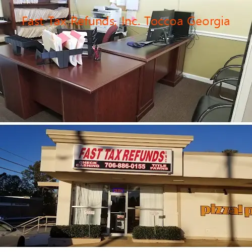 fast tax refunds inc toccoa georgia ga