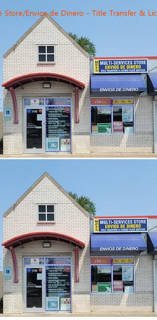 mcfs multiservice store/envios de dinero  title transfer  license plate services il