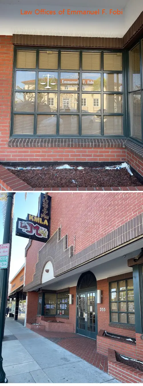 law offices of emmanuel f fobi ca