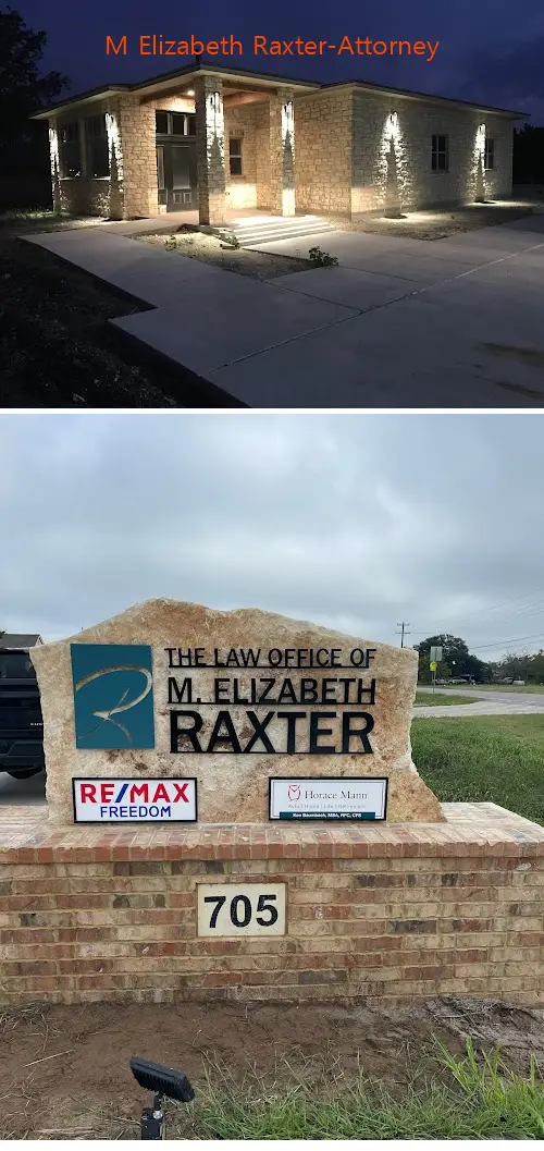 m elizabeth raxterattorney tx