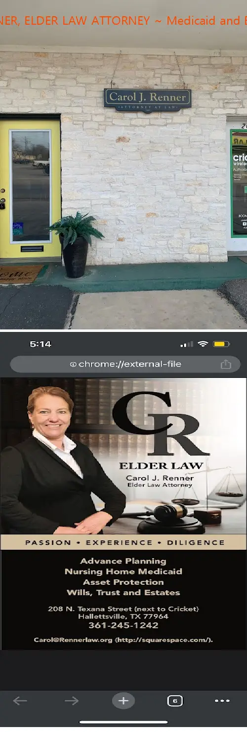 carol j renner elder law attorney ~ medicaid and estate planning tx