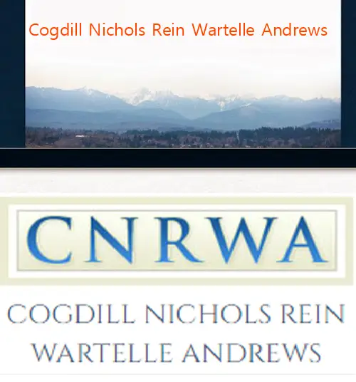 cogdill nichols rein wartelle andrews wa