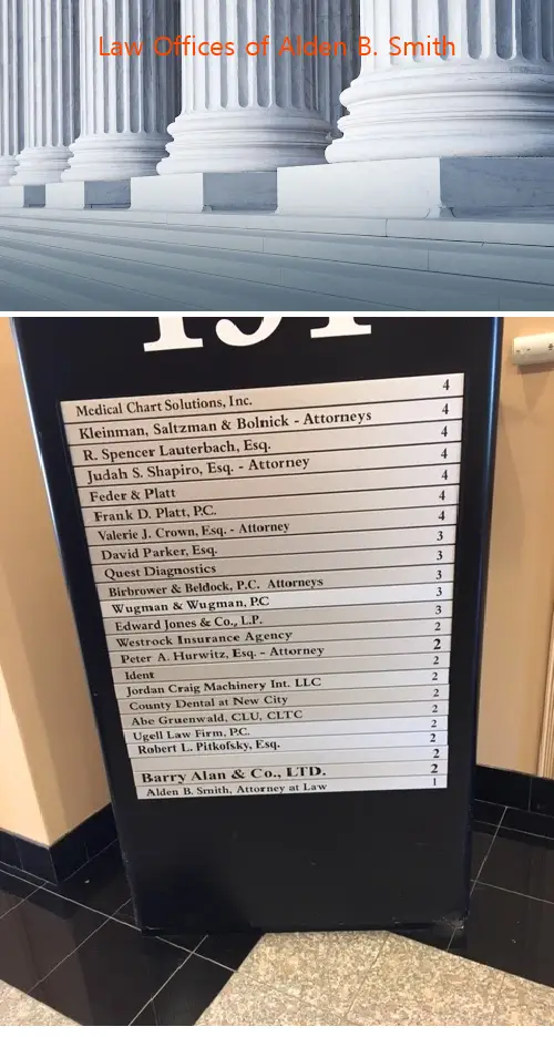 law offices of alden b smith ny